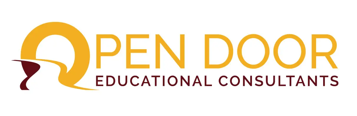 A logo for open door educational consulting.